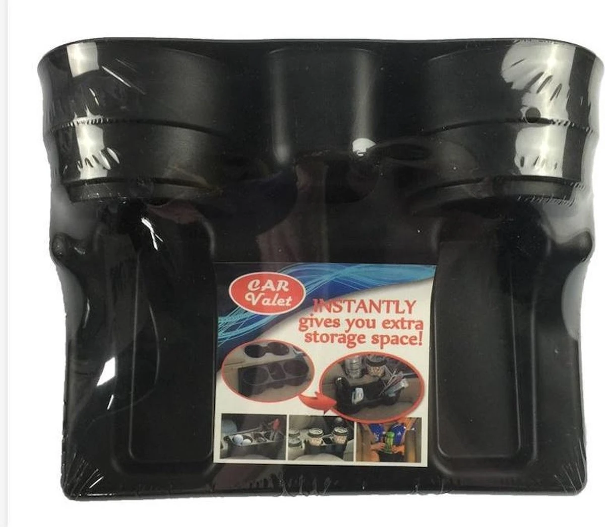 Merkloos Decopatent® Autostoel Organizer - Voor Tussen Auto Stoel / Console - Bekerhouder & Telefoonhouder - Opbergvakken - Auto Organiser - Afbeelding 7