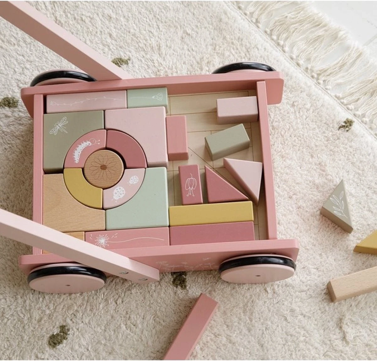 Little Dutch - Blokkenkar Wild Flowers - Afbeelding 9