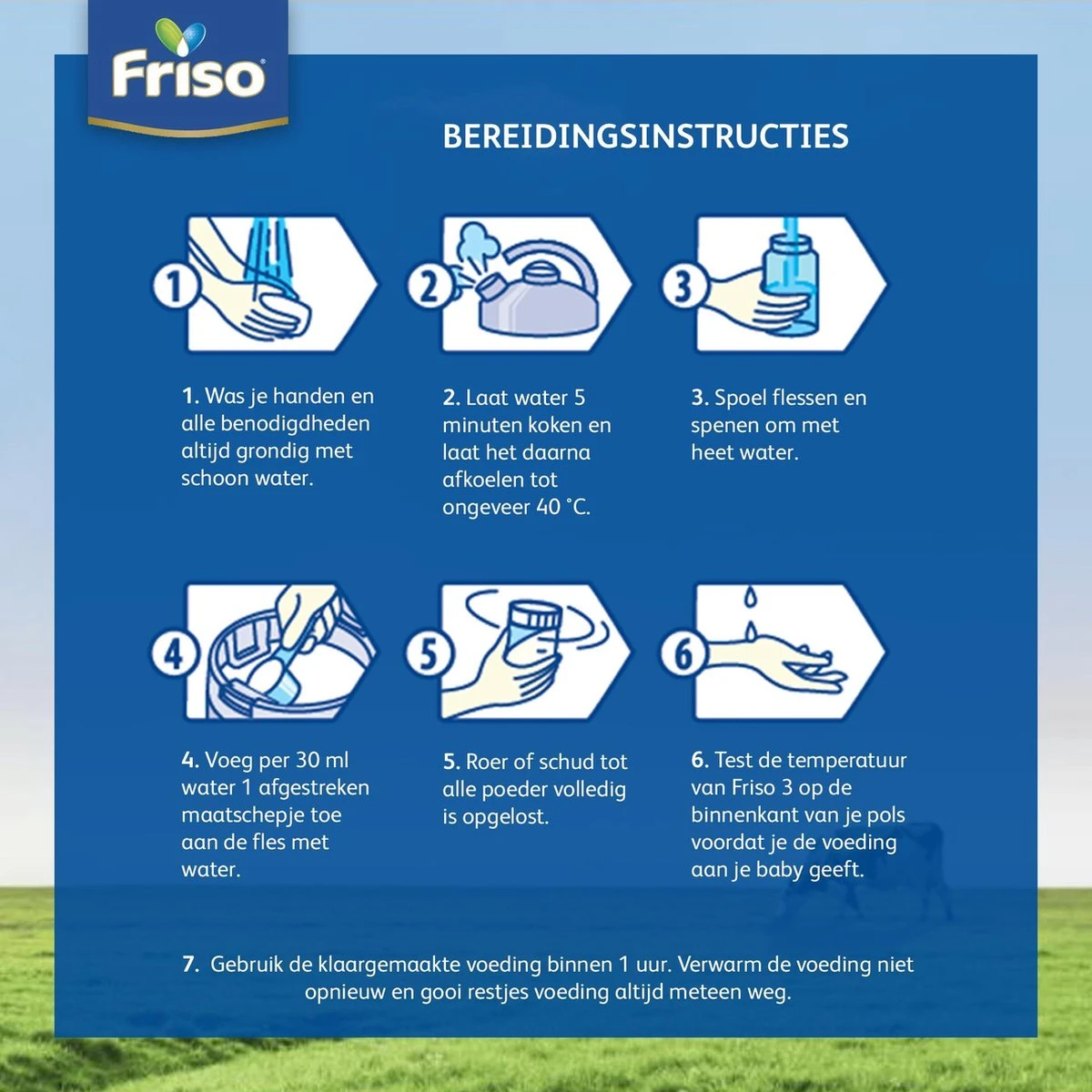 Friso 3 - Opvolgmelk - Vanaf 10 Maanden - 800g - Blik - Afbeelding 3
