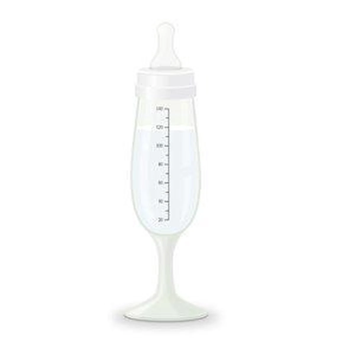 Babyfles Champagneglas - BPA Vrij - 140ml - Afbeelding 7