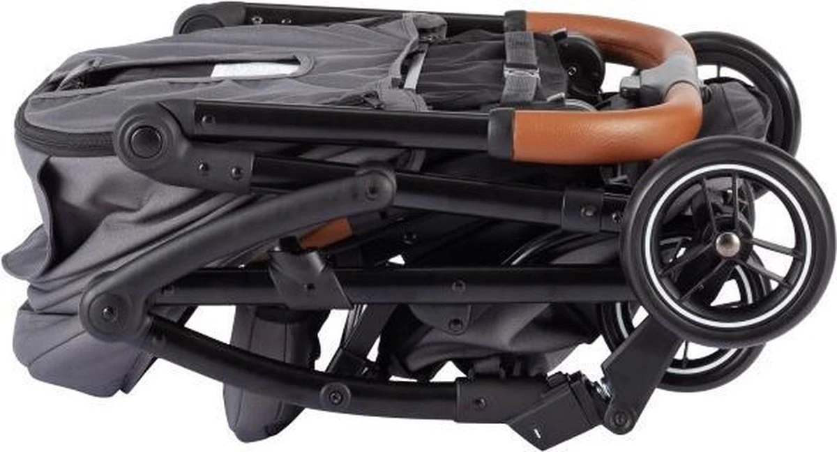 Born Lucky Buggy / Plooibuggy Suv - Compact - Omkeerbare Zitting - Zwart - Afbeelding 4