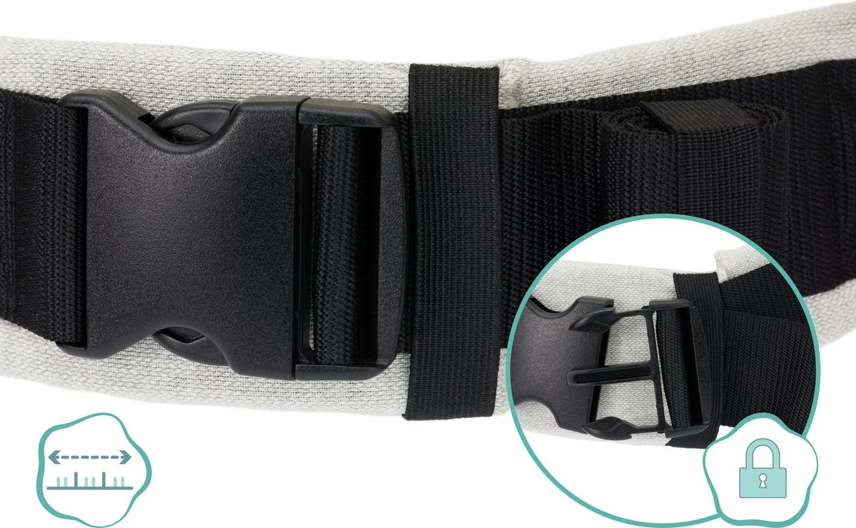 Fillikid Premium Draagzak - 2 In 1 - Ergonomisch - EU Gecertificeerd - Natural Sand - Ontworpen Met Draagconsulent - Afbeelding 13