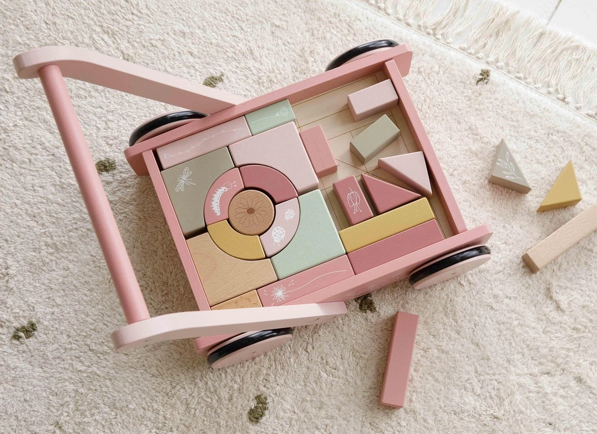 Little Dutch - Blokkenkar Wild Flowers - Afbeelding 10