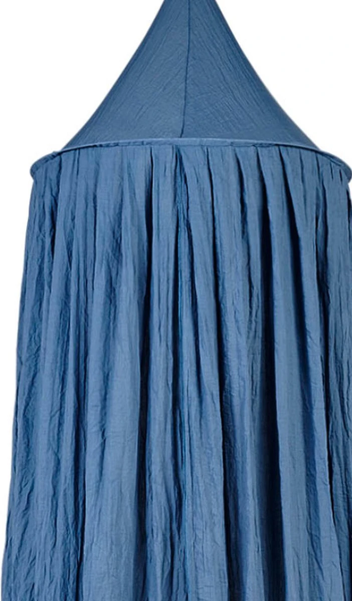 Jollein Baby Klamboe Vintage 245cm - Jeans Blue - Afbeelding 4