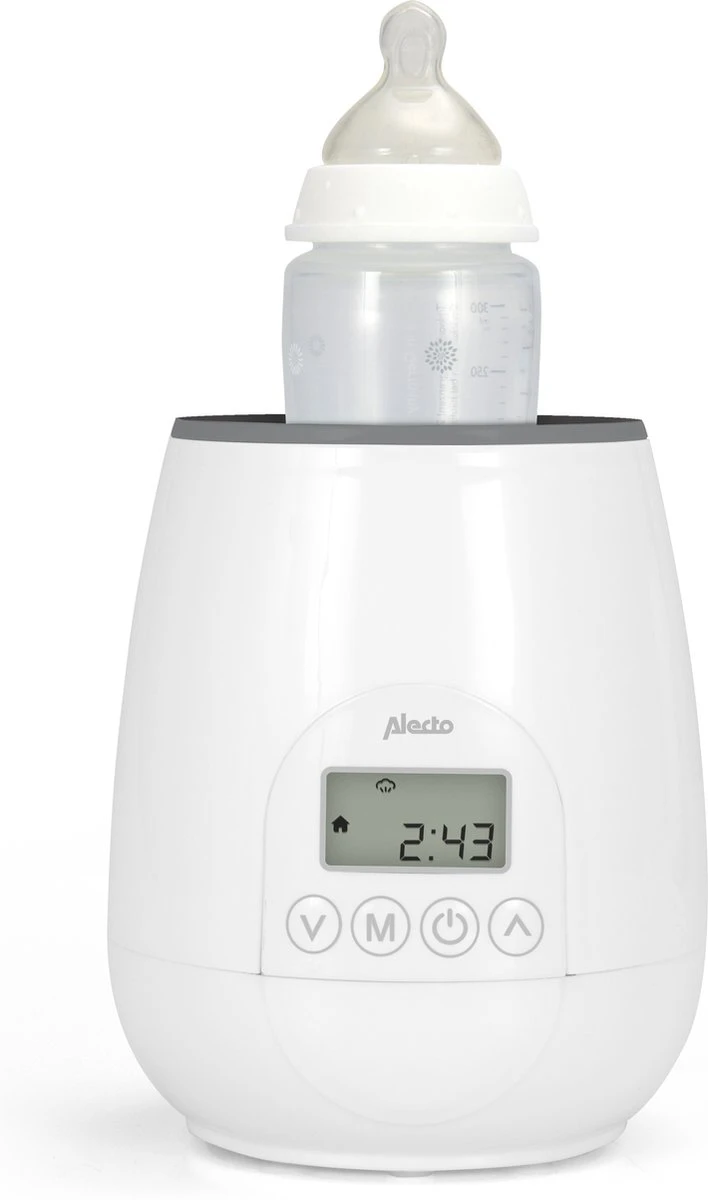 Alecto BW-700 - Snelle Digitale Flessenwarmer 500W Voor Opwarmen, Steriliseren En Ontdooien - Inclusief Stoomkap - Bediening Via Display - Wit - Afbeelding 14