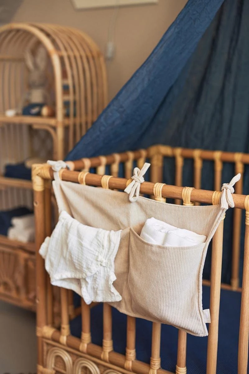 Jollein Baby Klamboe Vintage 245cm - Jeans Blue - Afbeelding 6