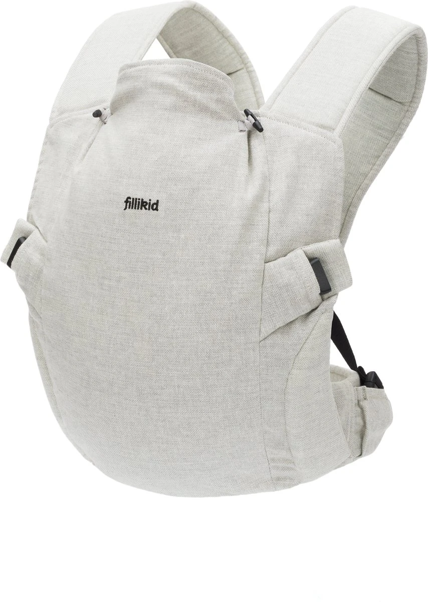 Fillikid Premium Draagzak - 2 In 1 - Ergonomisch - EU Gecertificeerd - Natural Sand - Ontworpen Met Draagconsulent - Afbeelding 2