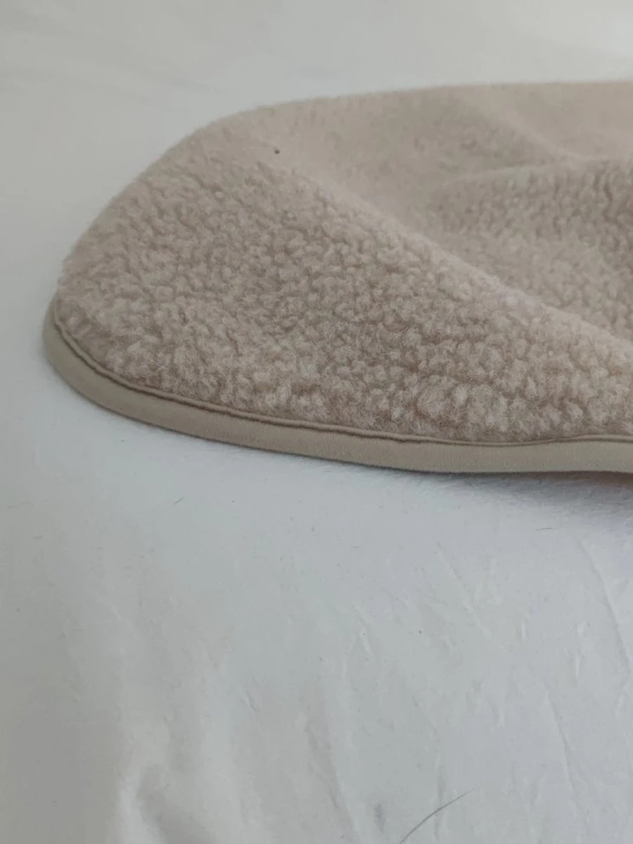 WOLLIES Amsterdam Ledikant Deken - Amandel - Merino Wol - 95 X 135 Cm - Afbeelding 8